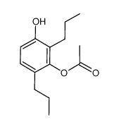 3-hydroxy-2,6-di-propylphenyl acetate结构式