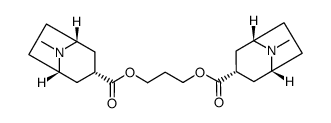 1,3-propanediol bis(tropane-3α-carboxylate)结构式