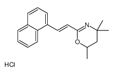 4,4,6-trimethyl-2-[(E)-2-naphthalen-1-ylethenyl]-5,6-dihydro-1,3-oxazi ne hydrochloride Structure