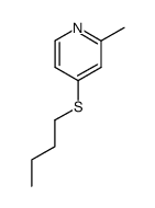 4-butylsulfanyl-2-methyl-pyridine Structure
