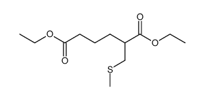 2-(methylsulfanyl-methyl)-adipic acid diethyl ester Structure