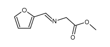 methyl (E)-N-[(2-furan-2-yl)methylene]glycinate Structure