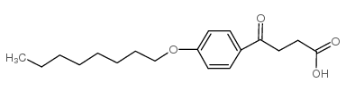 4-(4-octoxyphenyl)-4-oxobutanoic acid Structure