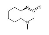 (1R,2R)-2-异硫氰基-N,N-二甲基环己胺结构式