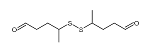 4,4'-disulfanediyldipentanal Structure