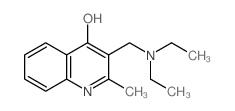 3-(diethylaminomethyl)-2-methyl-1H-quinolin-4-one Structure