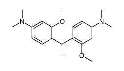 4-[1-[4-(dimethylamino)-2-methoxyphenyl]ethenyl]-3-methoxy-N,N-dimethylaniline结构式