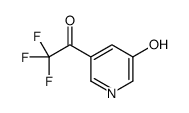 2,2,2-Trifluoro-1-(5-hydroxy-pyridin-3-yl)-ethanone structure