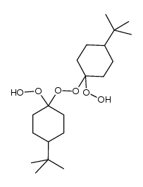 1,1'-peroxybis(4-tert-butyl(hydroperoxy)cyclohexane) Structure