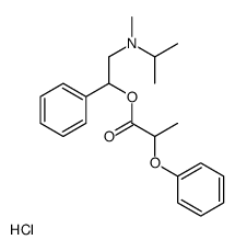 [2-[methyl(propan-2-yl)amino]-1-phenylethyl] 2-phenoxypropanoate,hydrochloride结构式