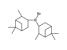 (1S)-(+)-B-溴二异松蒎烯基硼烷结构式