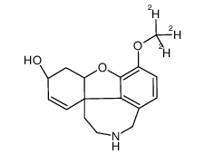 N-Desmethyl Galanthamine-d3 Structure
