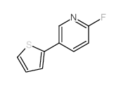 2-FLUORO-5-(THIOPHEN-2-YL)PYRIDINE structure