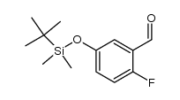 Benzaldehyde, 5-[[(1,1-dimethylethyl)dimethylsilyl]oxy]-2-fluoro- structure