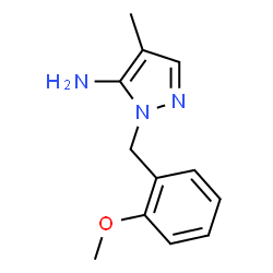 1-(2-Methoxybenzyl)-4-methyl-1H-pyrazol-5-amine结构式
