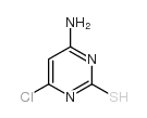4-AMINO-6-CHLOROPYRIMIDINE-2-THIOL结构式