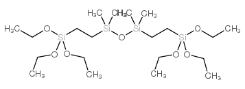 1,3-BIS(TRIETHOXYSILYLETHYL)TETRAMETHYLDISILOXANE结构式