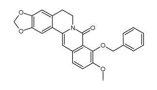 9-benzyl-8-oxyberberrubine结构式