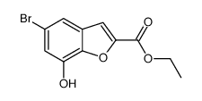 ETHYL 5-BROMO-7-HYDROXYBENZOFURAN-2-CARBOXYLATE picture