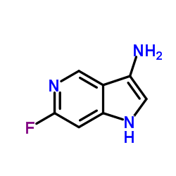 3-AMINO-6-FLUORO-5-AZAINDOLE结构式