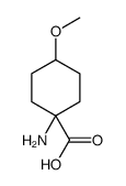 1-Amino-4-methoxycyclohexanecarboxylic acid Structure