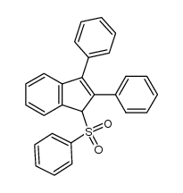 1-phenylsulphonyl-2,3-diphenylindene Structure