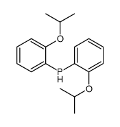 Bis(2-isopropoxyphenyl)phosphine Structure