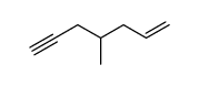 4-Methylhept-1-en-6-yne结构式