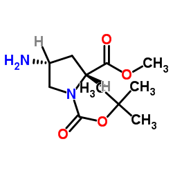 (2S,4S)-1-tert-Butyl 2-methyl 4-aminopyrrolidine-1,2-dicarboxylate picture