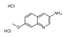 3-Amino-7-methoxyquinoline dihydrochloride Structure
