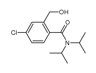 4-chloro-N,N-diisopropyl-2-(hydroxymethyl)benzamide结构式