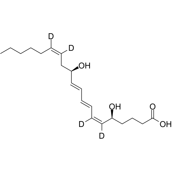Leukotriene B4-d4结构式