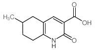 6-Methyl-2-oxo-1,2,5,6,7,8-hexahydroquinoline-3-carboxylic acid结构式