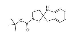 tert-Butyl spiro[indoline-2,3'-pyrrolidine]-1'-carboxylate结构式