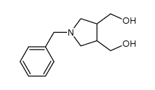 (1-benzylpyrrolidine-3,4-diyl)dimethanol Structure
