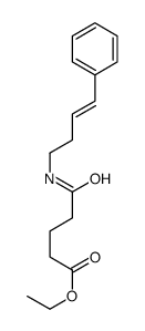 ethyl 5-oxo-5-(4-phenylbut-3-enylamino)pentanoate Structure