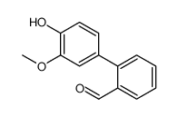 2-(4-hydroxy-3-methoxyphenyl)benzaldehyde Structure