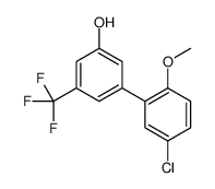 3-(5-chloro-2-methoxyphenyl)-5-(trifluoromethyl)phenol结构式