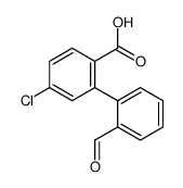 4-chloro-2-(2-formylphenyl)benzoic acid结构式