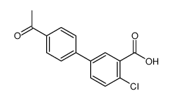 5-(4-acetylphenyl)-2-chlorobenzoic acid Structure