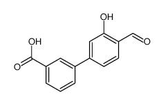 3-(4-formyl-3-hydroxyphenyl)benzoic acid结构式