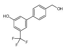 3-[4-(hydroxymethyl)phenyl]-5-(trifluoromethyl)phenol结构式