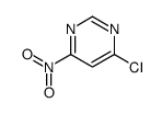 4-chloro-6-nitropyrimidine Structure