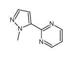 2-(1-METHYL-1H-PYRAZOL-5-YL)PYRIMIDINE structure