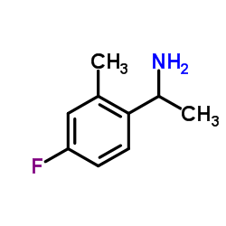 1-(4-Fluoro-2-methylphenyl)ethanamine Structure
