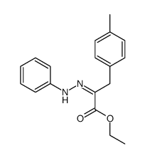 ethyl 3-(p-tolyl)pyruvate phenyl hydrazone Structure