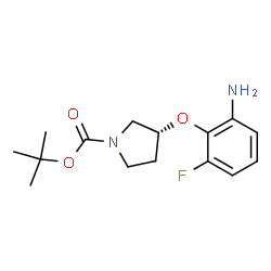 (R)-tert-Butyl 3-(2-amino-6-fluorophenoxy)pyrrolidine-1-carboxylate picture