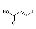 3-iodo-2-methylprop-2-enoic acid Structure