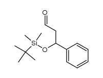 3-(tert-butyldimethylsilyloxy)-3-phenylpropanaldehyde Structure