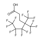 5,5,6,6,7,7,7-Heptafluoro-4,4-bis(trifluoromethyl)heptanoic acid结构式